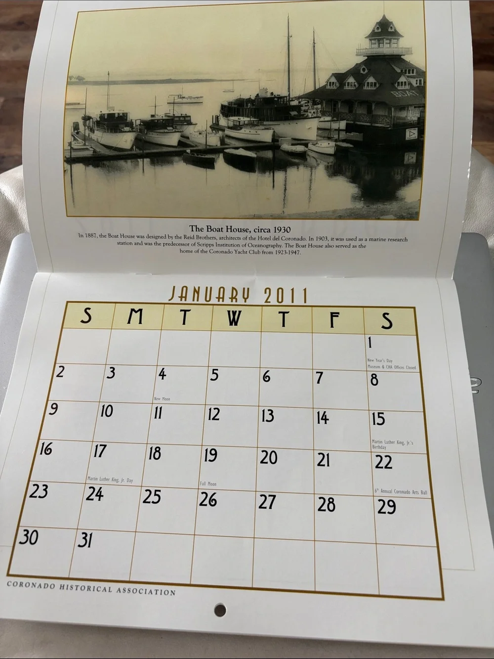 NIP 2011 CALENDAR CORONADO HISTORICAL ASSOCIATION